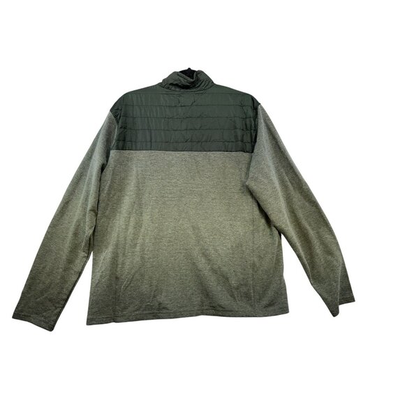 Eddie Bauer Mens Quarter-Zip Kit Pullover Large Green Outdoor - Picture 10 of 13